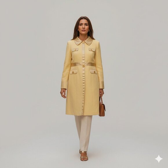 Marc Jacobs Jackets & Blazers - Marc Jacobs Yellow Trench Coat 70s style